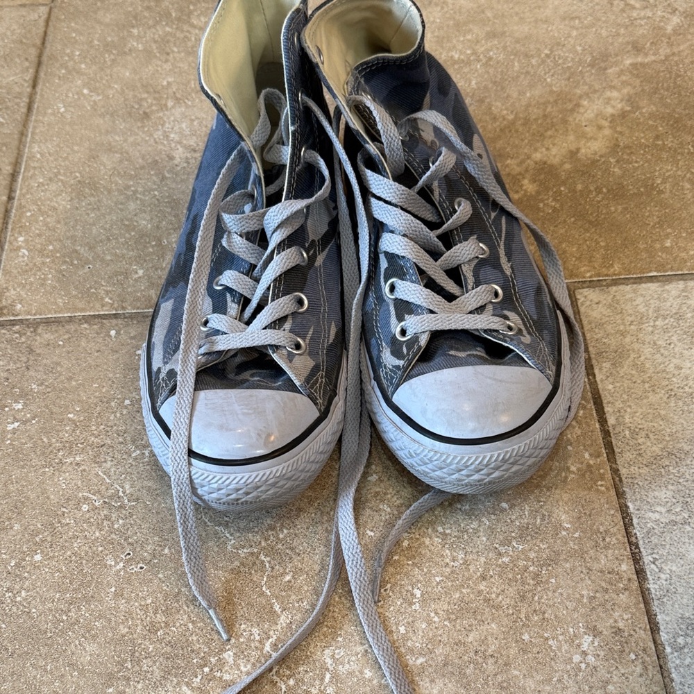 Converse Gray High-Top Sneakers